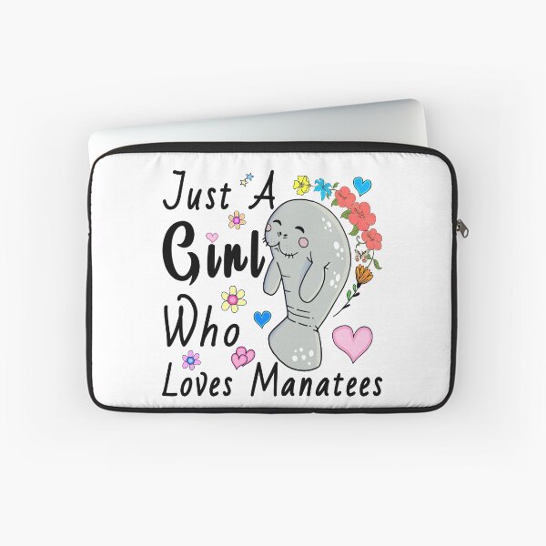 Item preview, Just A Girl Who Loves Manatees,Funny Manatee designed and sold by MoSaid.
