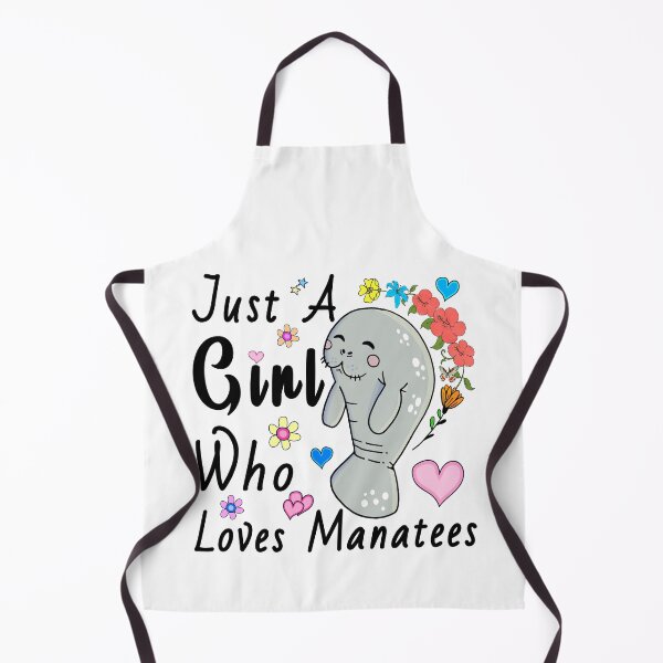 Item preview, Just A Girl Who Loves Manatees,Funny Manatee designed and sold by MoSaid.