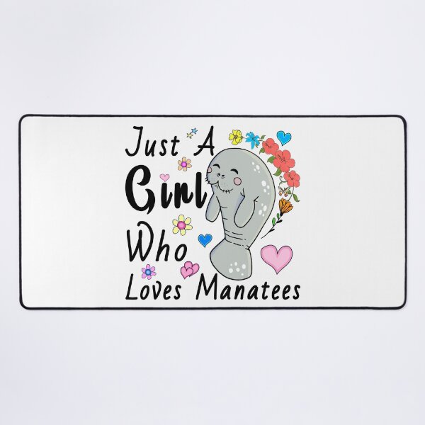 Item preview, Just A Girl Who Loves Manatees,Funny Manatee designed and sold by MoSaid.