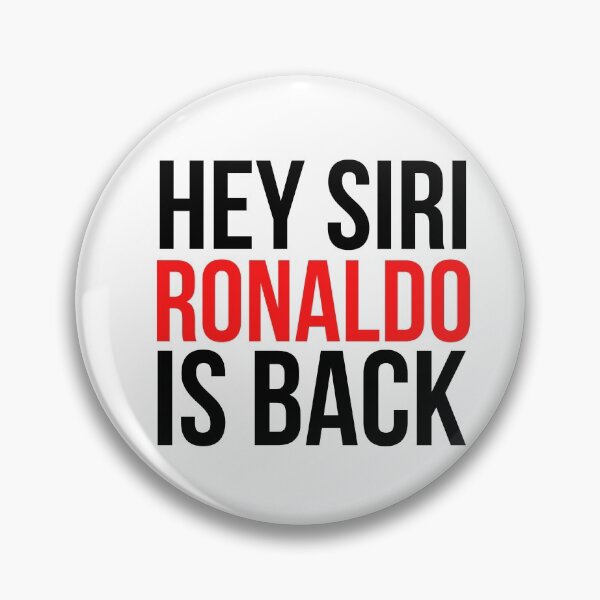 Item preview, Back to Manchester - Hey Siri Ronaldo is Back designed and sold by ijdesigns.