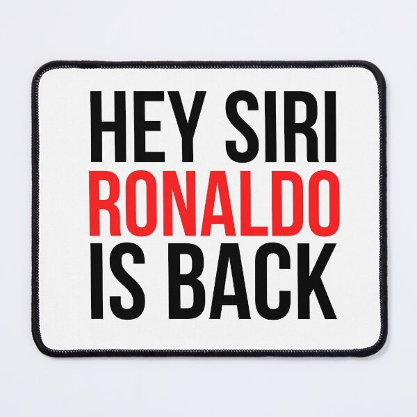 Item preview, Back to Manchester - Hey Siri Ronaldo is Back designed and sold by ijdesigns.