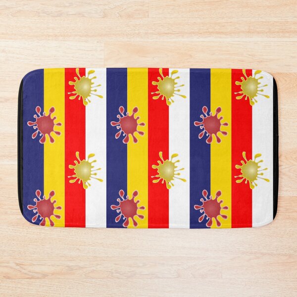 Item preview, 65 MCMLXV Ketchup and Mustard Stained Stripe Pattern designed and sold by 65 MCMLXV.