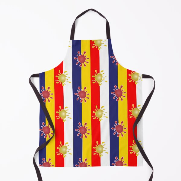 Item preview, 65 MCMLXV Ketchup and Mustard Stained Stripe Pattern designed and sold by 65 MCMLXV.