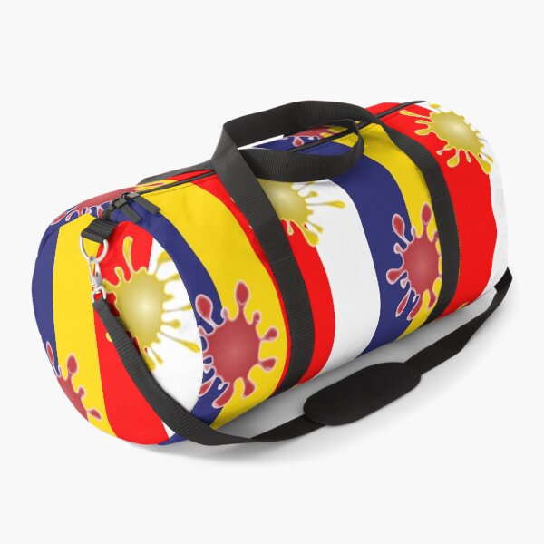 Item preview, 65 MCMLXV Ketchup and Mustard Stained Stripe Pattern designed and sold by 65 MCMLXV.