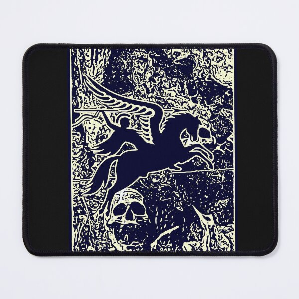 Item preview, Pegasus flying over hell designed and sold by PinnockDesigns.