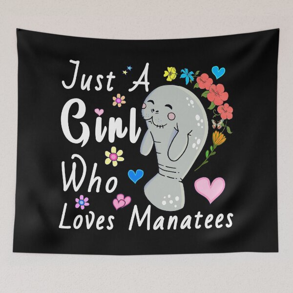 Item preview, Just A Girl Who Loves Manatees,Manatee Lover designed and sold by MoSaid.