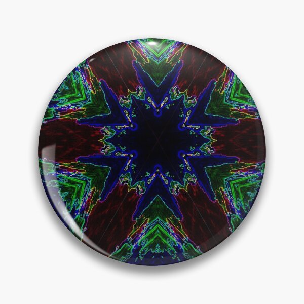 Item preview, Psychedelic Blue And Green Lines designed and sold by Eklectikos.