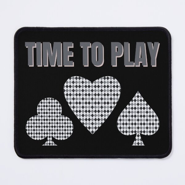 Item preview, Time to Play - Playing cards black and white lozenges designed and sold by Vânia Rocha.