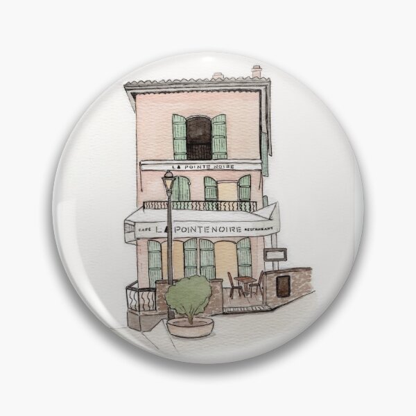 Item preview, France Cafe Watercolor Illustration designed and sold by BethanyShell.