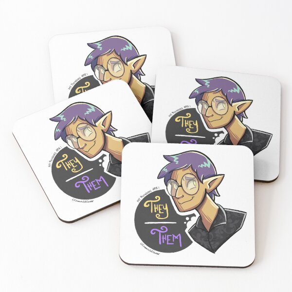 Item preview, They/Them pronouns  designed and sold by iconnickart.