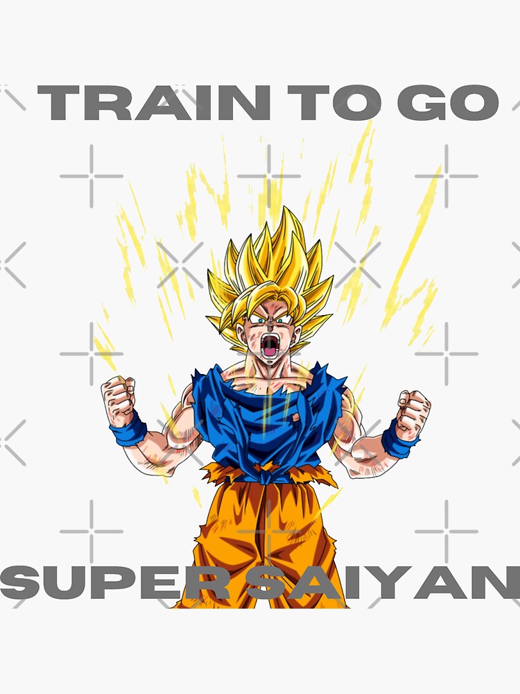 Train Insaiyan Future Trunks Super Saiyan  Sticker for Sale by