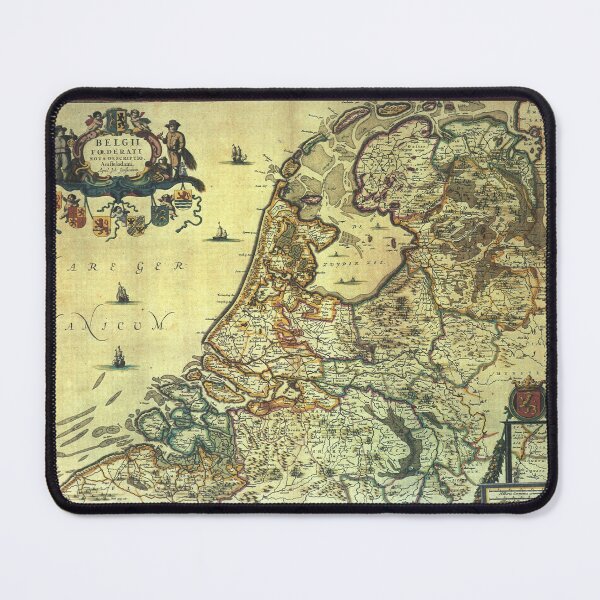 Item preview, Map of The Netherlands, 1658 designed and sold by MUZA9.
