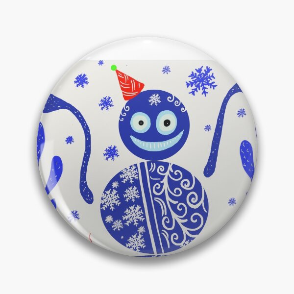 Item preview, New Year's Snowman with Santa Claus Christmas Reindeer designed and sold by Magicbrush13.