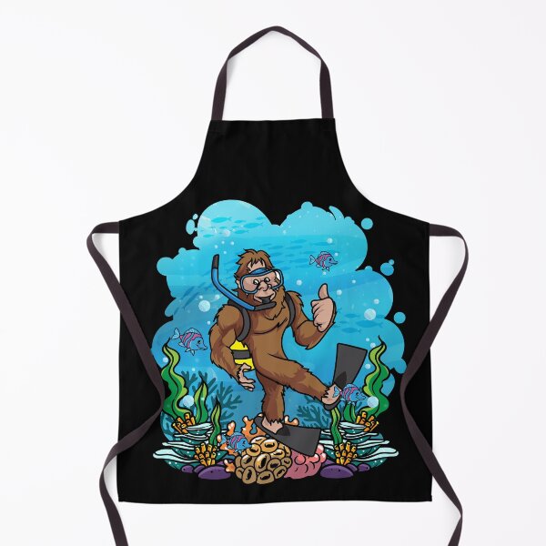 Item preview, Deep Sea Scuba Bigfoot Diver Gift designed and sold by woormle.