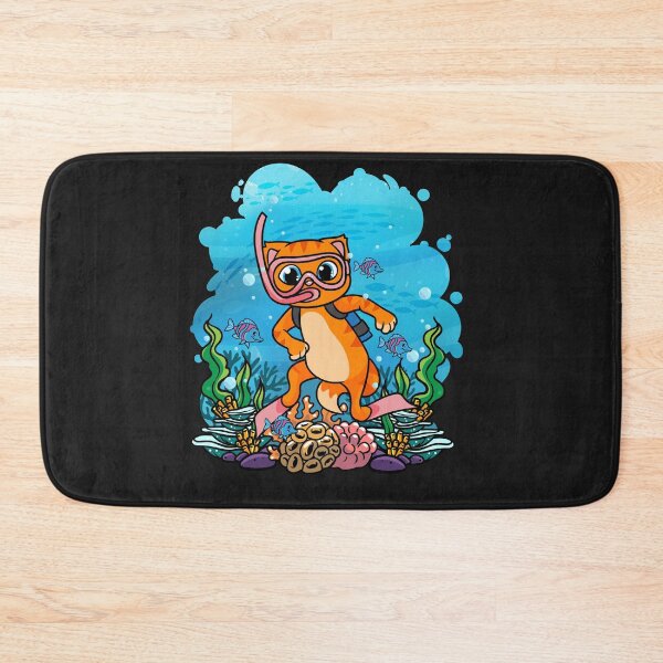 Item preview, Deep Sea Scuba Cat Diver Gift designed and sold by woormle.