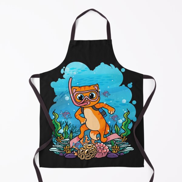 Item preview, Deep Sea Scuba Cat Diver Gift designed and sold by woormle.