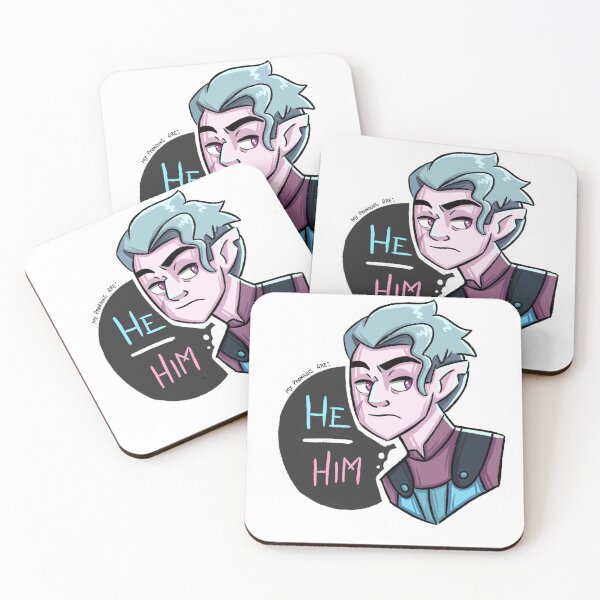 Item preview, He / Him pronouns designed and sold by iconnickart.