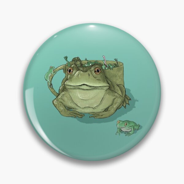Item preview, The Toad Mug designed and sold by fennelfoxart.