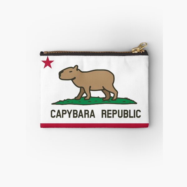 Item preview, Capybara Flag (normal land version) designed and sold by spacebuck.
