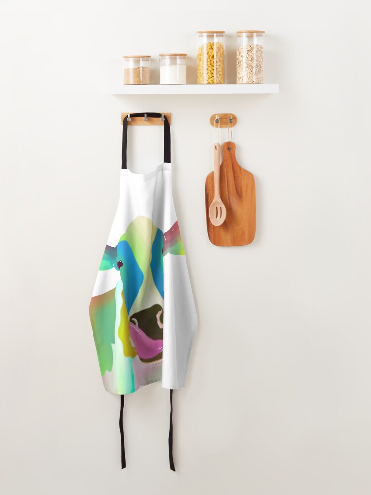 Alternate view of Colorful Cow Apron