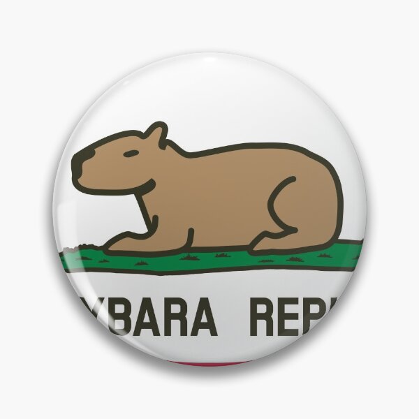 Item preview, Capybara Flag (relaxed land version) designed and sold by spacebuck.