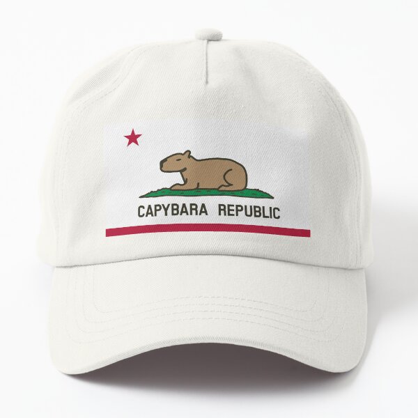 Capybara Flag (relaxed land version) Dad Hat
