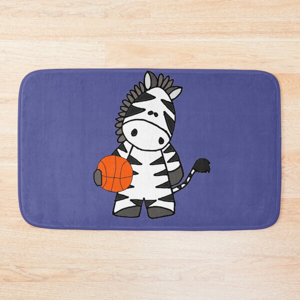 Item preview, Funny Zebra Playing Basketball Cartoon designed and sold by Nature's Fancy.