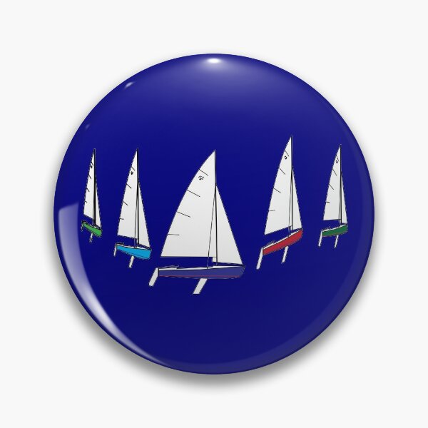 Item preview, Flying Scot Sailboats Rounding a Mark designed and sold by CHBB.