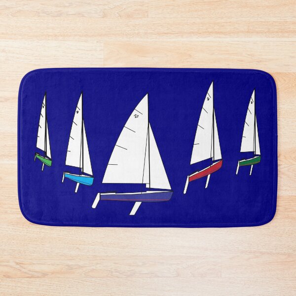 Item preview, Flying Scot Sailboats Rounding a Mark designed and sold by CHBB.