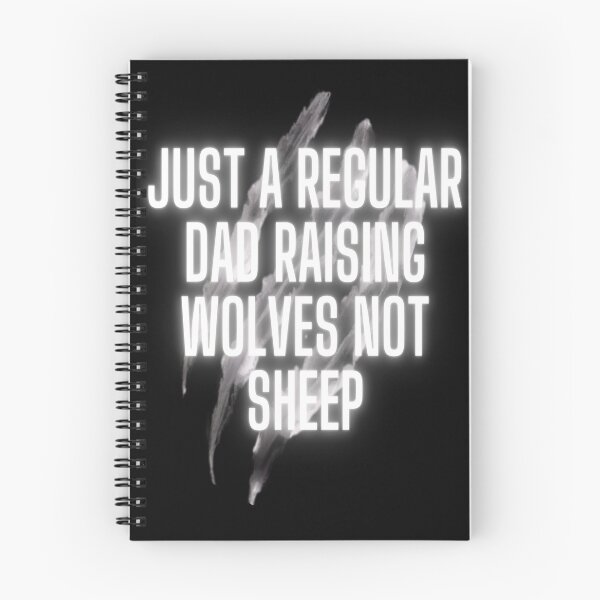 Item preview, Just a regular dad raising wolves not sheep  designed and sold by Webdesign-art.