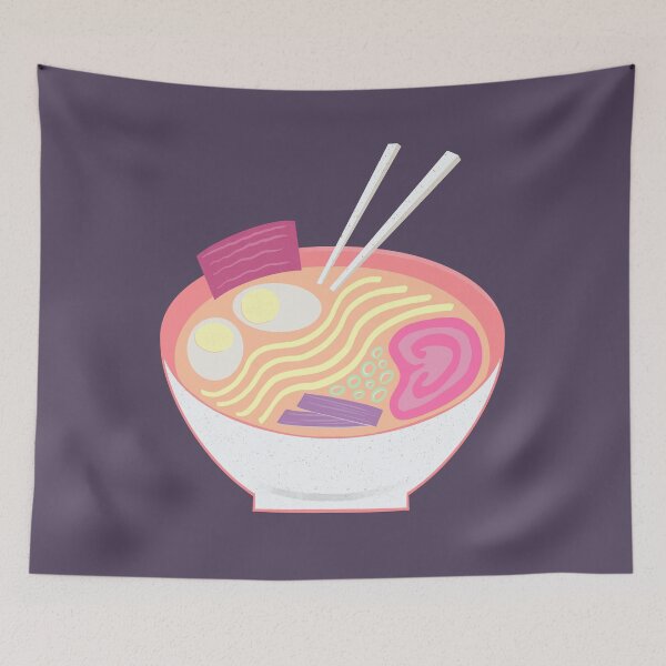 Item preview, Bowl of Ramen with Chopsticks designed and sold by Marie Funseth.