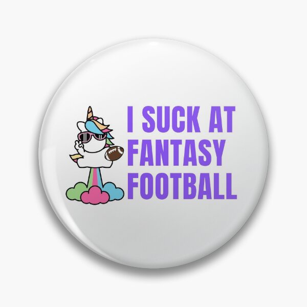 Item preview, I Suck at Fantasy Football Shirt, Funny Farting Unicorn Short Sleeve Unisex T-Shirt, Funny Unicorn Pink Shirt designed and sold by cutequirkystuff.
