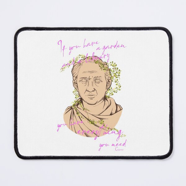 Item preview, Cicero (Garden and a Library quote) designed and sold by ClassicsForPlebs.
