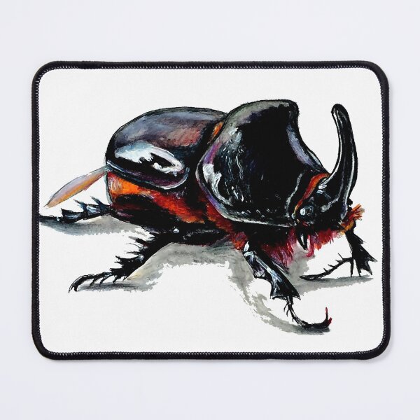 Item preview, Dark rhino beetle designed and sold by brandydevoid.