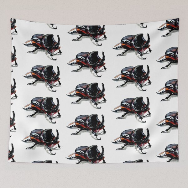 Item preview, Dark rhino beetle designed and sold by brandydevoid.