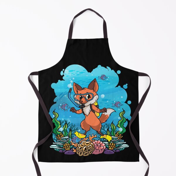 Item preview, Deep Sea Scuba Fox Diver Gift designed and sold by woormle.
