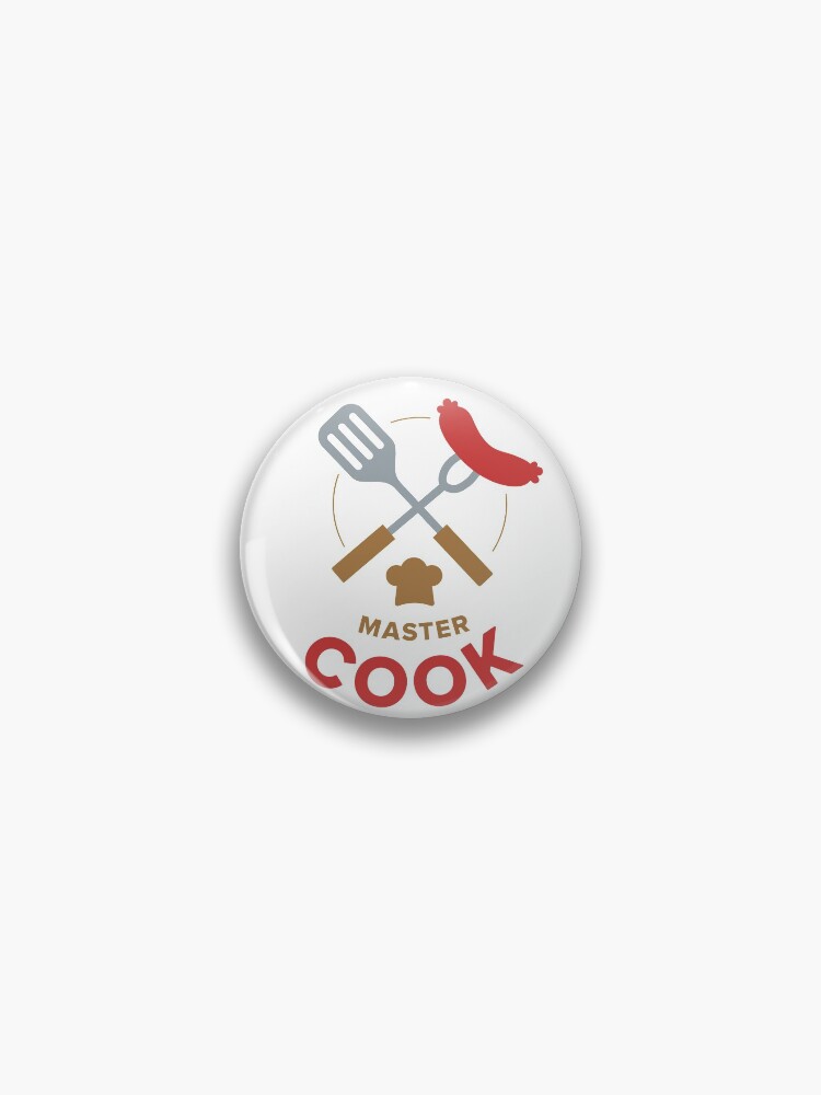 Thumbnail 1 of 3, Pin, Master Cook designed and sold by Chefkarine1.