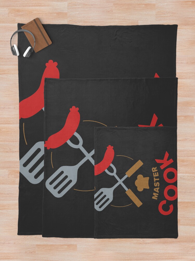 Thumbnail 5 of 6, Throw Blanket, Master Cook designed and sold by Chefkarine1.