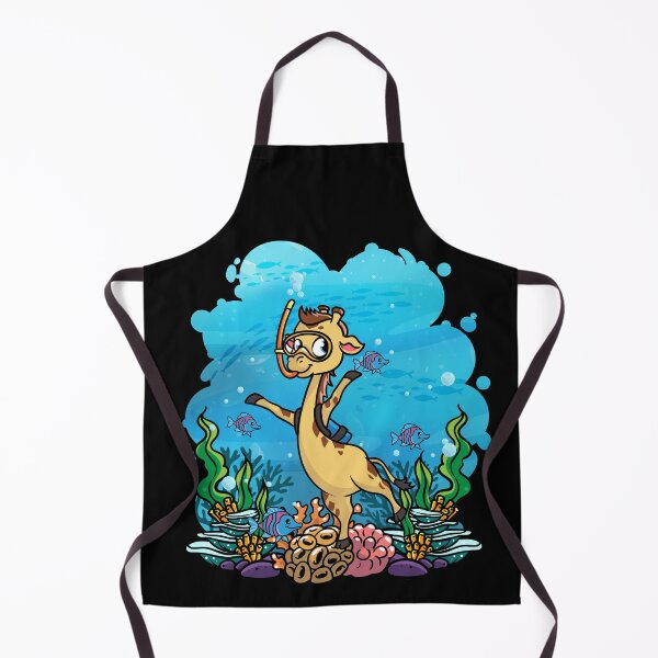 Item preview, Deep Sea Scuba Giraffe Diver Gift designed and sold by woormle.