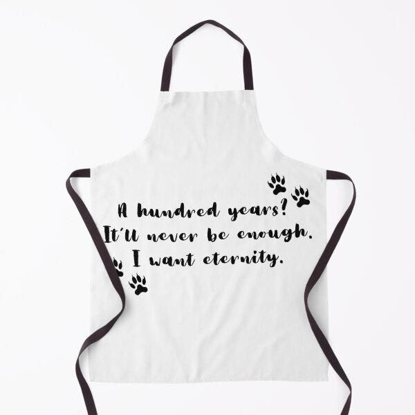 Item preview, "A hundred years?" Quote from Kiss of Snow designed and sold by readallthebooks.