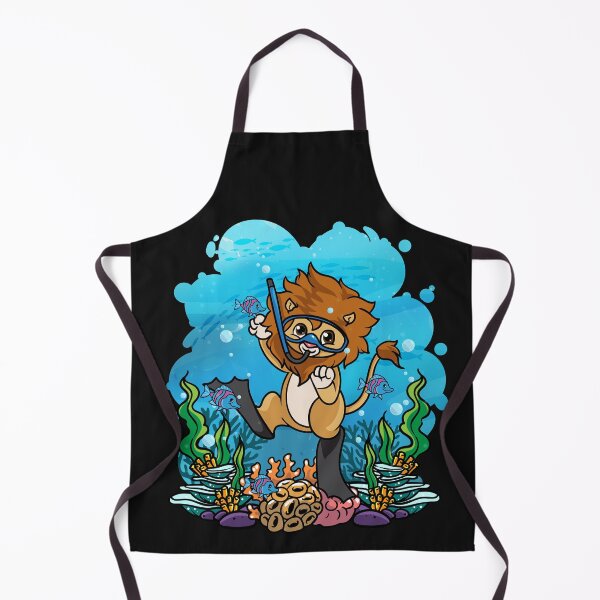Item preview, Deep Sea Scuba Lion Diver Gift designed and sold by woormle.