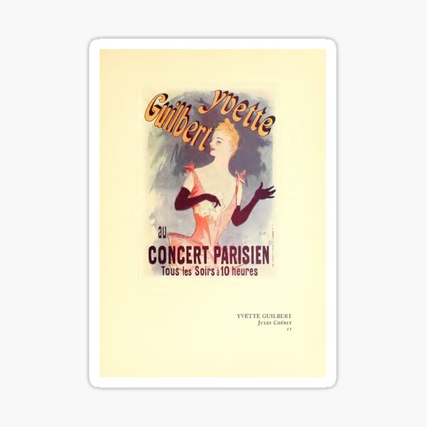 Item preview, Yvette Guilbert Poster designed and sold by KimCheetham.