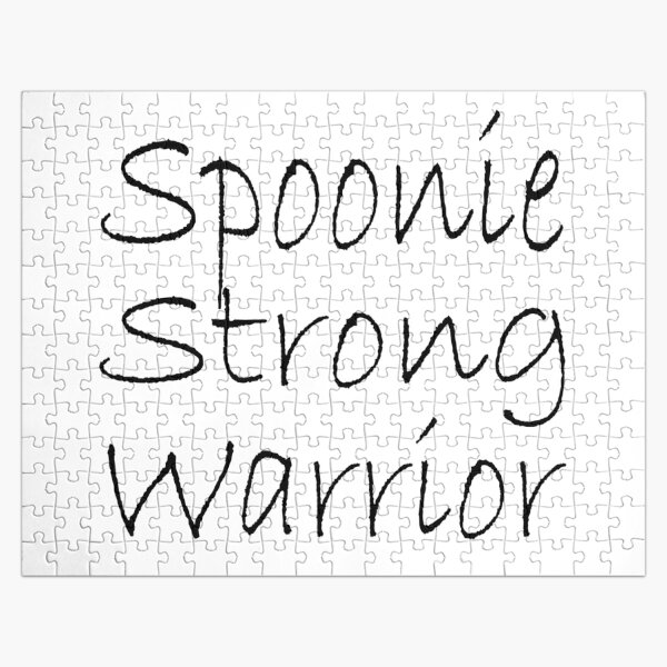 Spoonie Strong Warrior Jigsaw Puzzle