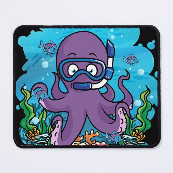 Item preview, Deep Sea Scuba Octopus Diver Gift designed and sold by woormle.