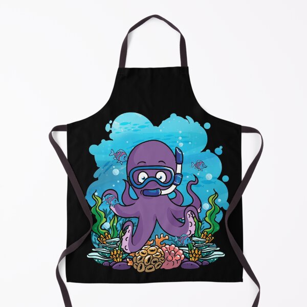 Item preview, Deep Sea Scuba Octopus Diver Gift designed and sold by woormle.