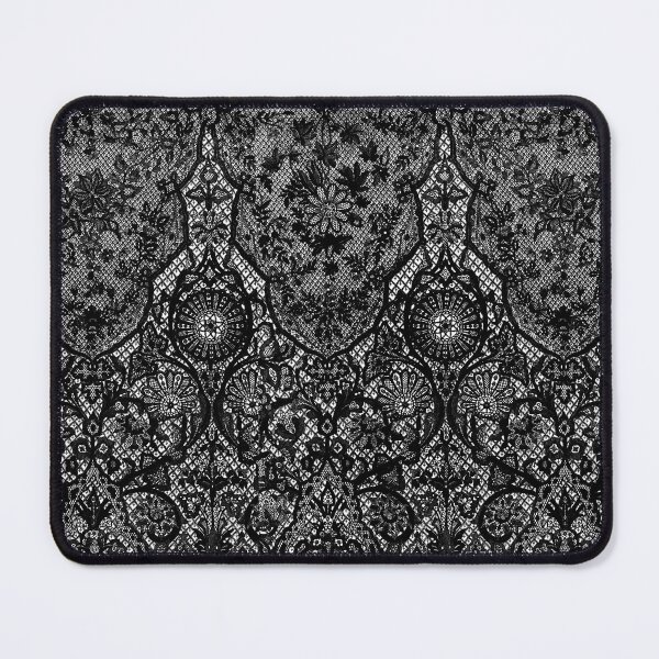 Item preview, Delicate Black Shabby Chic Vintage lace, white backing designed and sold by Point-Of-DD.