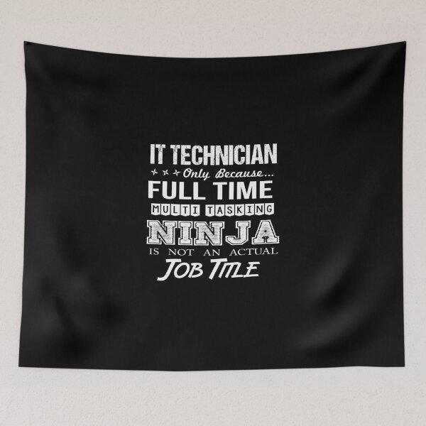 Item preview, It Technician T Shirt - Multitasking Ninja Job Gift Item Tee designed and sold by hinettiker.