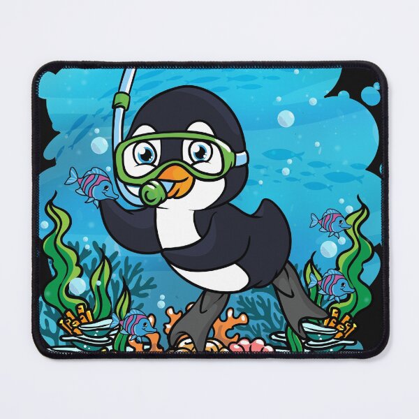 Item preview, Deep Sea Scuba Penguin Diver Gift designed and sold by woormle.