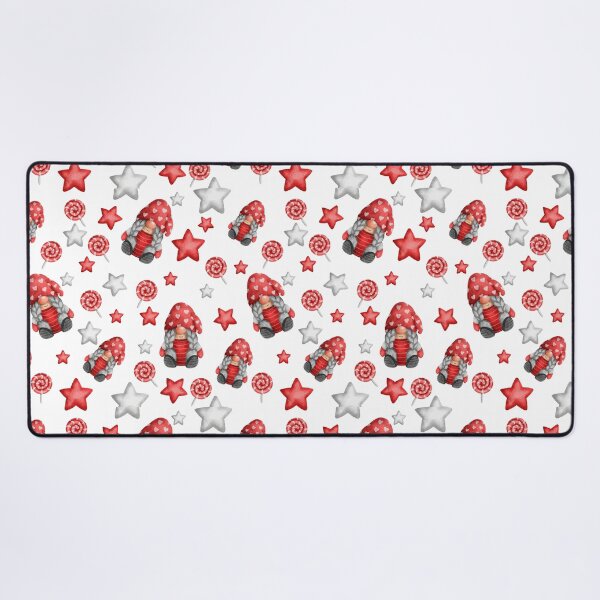 Gnomebody Loves you more than me. Desk Mat