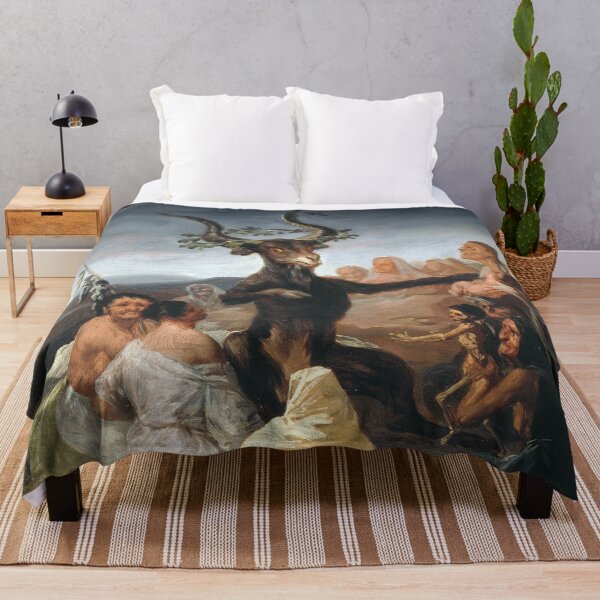 Item preview, Witches' Sabbath (El Aquelarre, 1798) Francisco de Goya, Gothic Fine Art for Halloween designed and sold by CoolArtGeek.